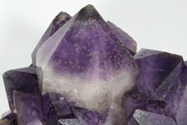 11.7" Deep Purple Amethyst Crystal Cluster With Huge Crystals - Image 3