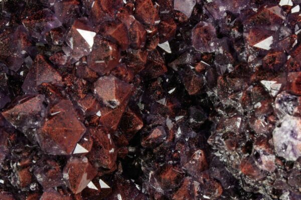 7.1" Thunder Bay Amethyst Cluster with Hematite - Top Quality! - Image 2