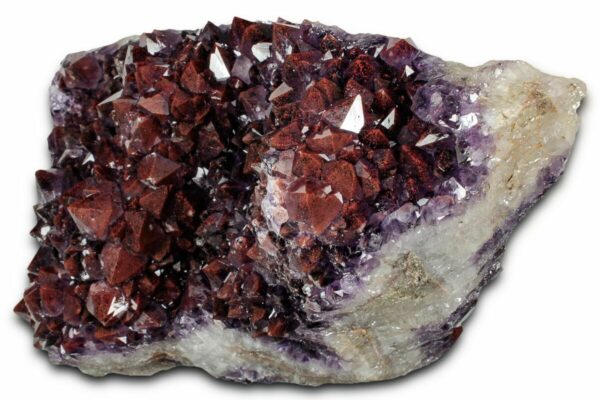 7.1" Thunder Bay Amethyst Cluster with Hematite - Top Quality! - Image 3