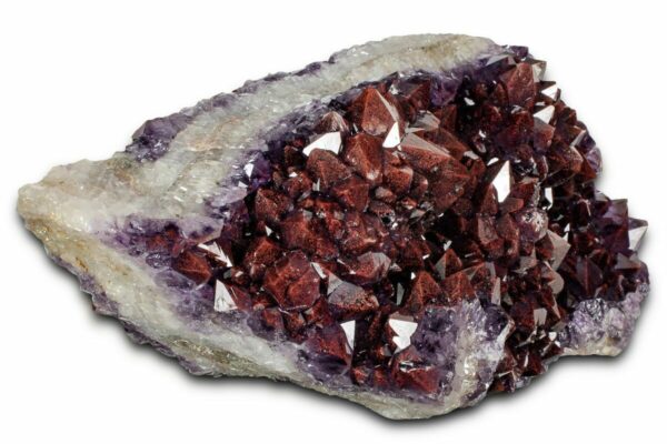 7.1" Thunder Bay Amethyst Cluster with Hematite - Top Quality! - Image 4
